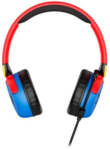 אוזניות גיימינג חוטיות מומלץ לגילאי 12-8 HyperX Cloud Mini - צבע כחול ואדום