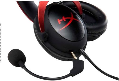HyperX Cloud II - אוזניות גיימינג, צליל סראונד 7.1, רפידות אוזניים מקצף זיכרון, מסגרת אלומיניום עמידה, מיקרופון ניתן להסרה