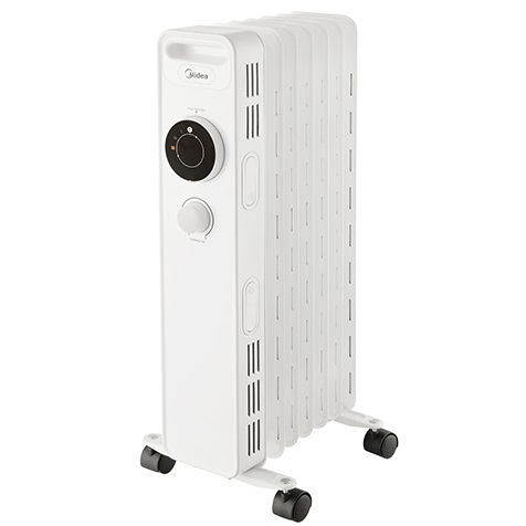 רדיאטור 7 צלעות Midea דגם NY1507-20M | שלש שנים אחריות