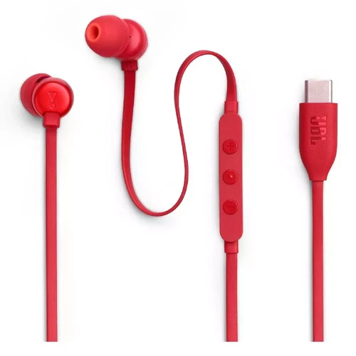 אוזניות IN EAR JBL TUNE 310C - TYPE C אדום