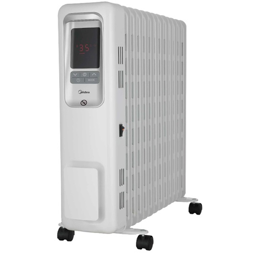 רדיאטור 13 צלעות דיגיטלי +‎ שלט Midea דגם NY2513-17QRA | שלש שנים אחריות