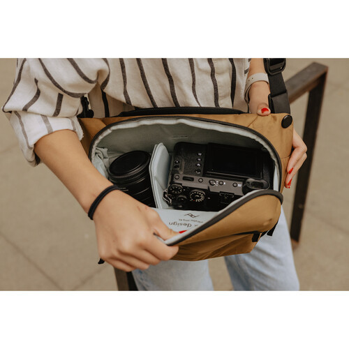 תיק צילום Peak Design Everyday Sling v2 (צהוב חרדל, 6 ליטר)