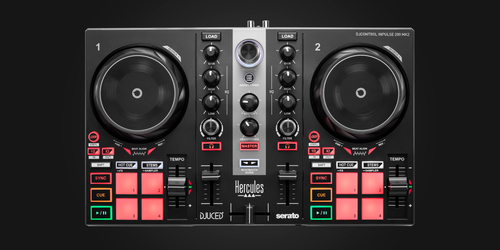 הקונטרולר המשתלם ביותר Hercules Dj | INPULSE 200 MKII כולל תוכנה וקורס יסודות דיג'יי 