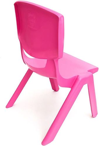 כיסא גן לילדים מפלסטיק מחוזק ניתן לערום בצבע ורוד כהה