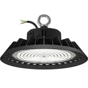 פנס מחסנים 200W 160Lm/w 90° 5700K IP65 שחור יורולוקס 
