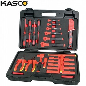 סט 26 בוקסות וכלים מבודדים 1000V – VDE הינע 3/8″ K390026 מבית KASCO