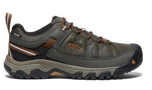 נעלי טיולים נמוכות אטומות למים KM Targhee lll אפור/חום - KEEN