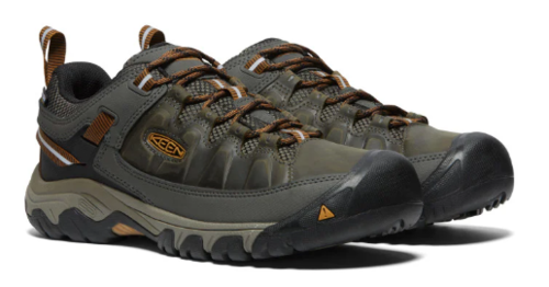 נעלי טיולים נמוכות אטומות למים KM Targhee lll אפור/חום - KEEN