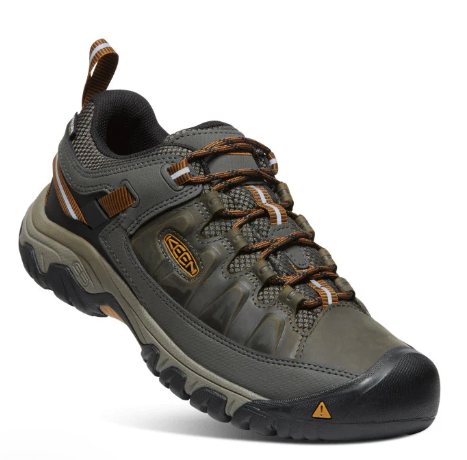 נעלי טיולים נמוכות אטומות למים KM Targhee lll אפור/חום - KEEN