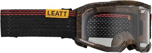 משקפי אבק ליט שחור / חום - LEATT GOGGLE VELOCITY 4.0 MTB X-FLOW V25