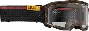 משקפי אבק ליט שחור / חום - LEATT GOGGLE VELOCITY 4.0 MTB X-FLOW V25
