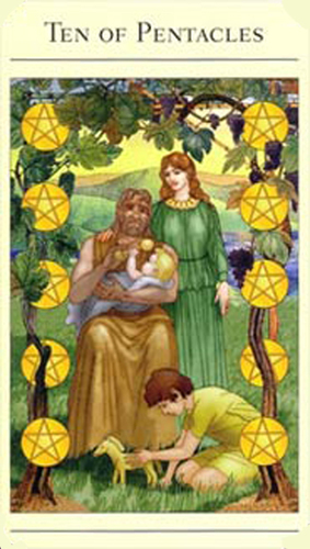 טארוט המיתוסים  mythic tarot