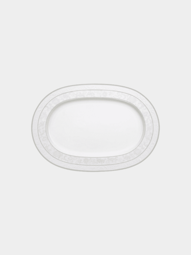 פלטה אובלית Gray Pearl