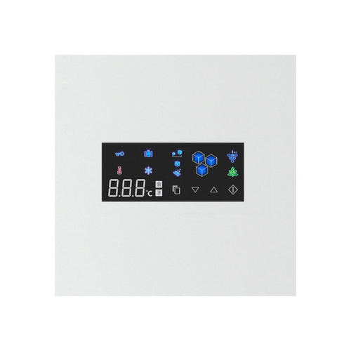 מקרר 4 דלתות 610 ליטר דגם SJR8912 SHARP בצבע זכוכית לבנה