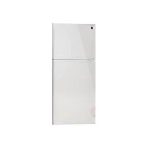 מקרר מקפיא עליון 600 ליטר דגם SJ4660W SHARP בצבע זכוכית לבנה