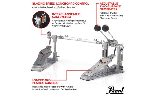 זוית נוספת Pearl P-932 Double Bass Drum Pedal