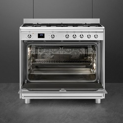 ‏תנור משולב כיריים Smeg SSA91MAX2