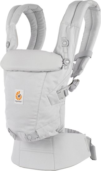 מנשא לתינוק כותנה Ergobaby Adapt Soft Touch צבע Pearl Grey
