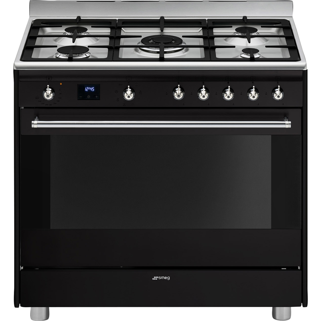 ‏תנור משולב כיריים Smeg SSA91MABL2