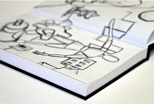 סקצ'בוק קלאסי כריכה קשה ONE ART BOOK (מגוון גדלים לבירה)