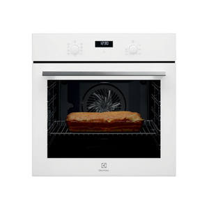 תנור בנוי דגם EOH6426V ELECTROLUX בצבע זכוכית לבנה