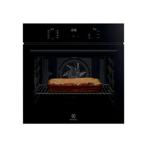 תנור בנוי דגם EOH6426K ELECTROLUX בצבע זכוכית שחורה