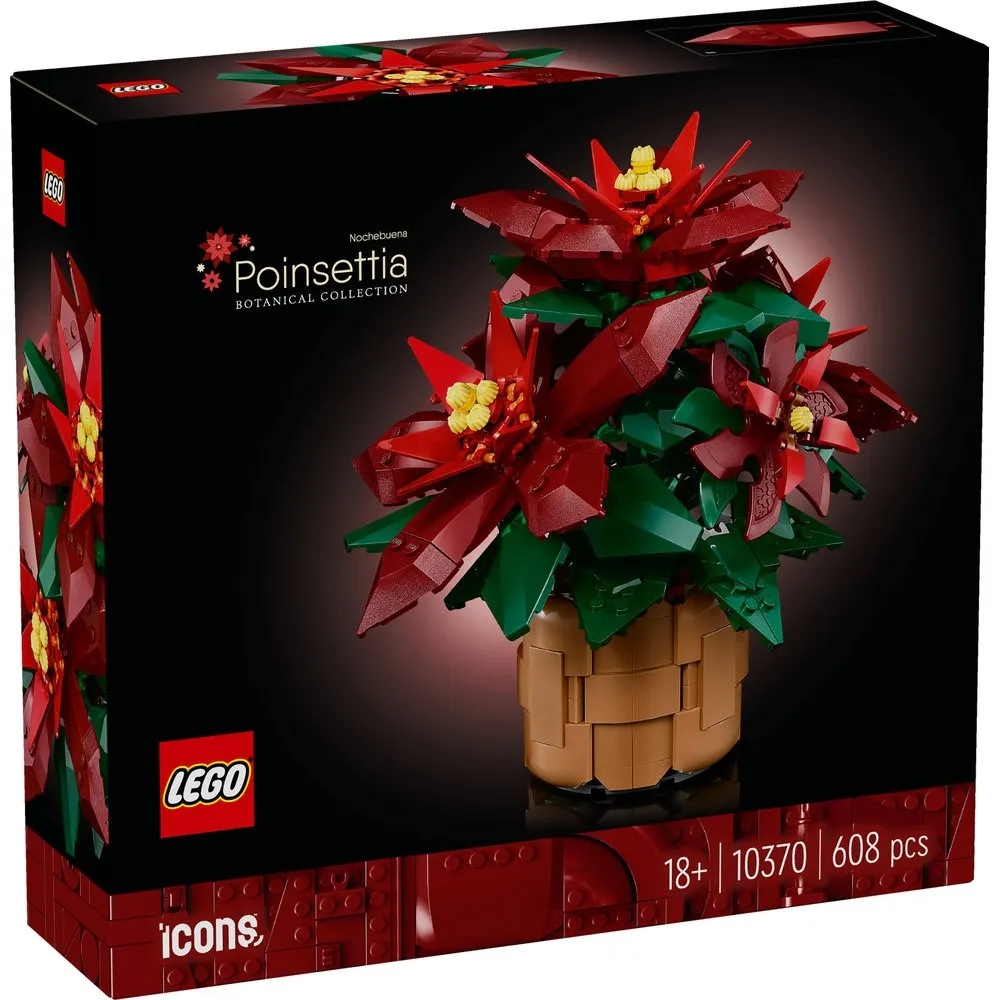 לגו Poinsettia – Icons חלבלוב הדור 10370
