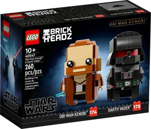לגו ™BrickHeadz אובי-וואן-קנובי ודארת‘ ויידר (40547) LEGO
