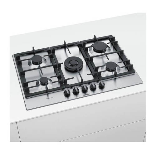 כיריים גז 5 להבות דגם PCQ7A5B90Y BOSCH נירוסטה