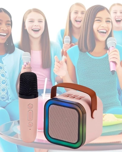 מיני רמקול מיקרופון קריוקי נייד Karaoke 