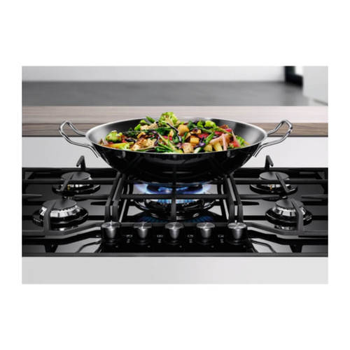 כיריים גז 5 להבות דגם KGG7536K ELECTROLUX בצבע זכוכית שחורה