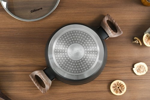 סט 7 חלקים קומפורט שחור סירים 18/20/24 מחבת 22 Y.C.031326