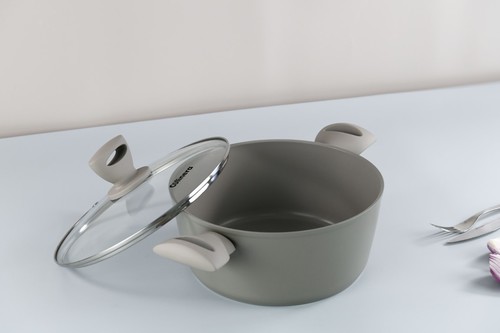 סט 7 חלקים קומפורט אפור סירים 18/20/24 מחבת 22 Y.C.031333