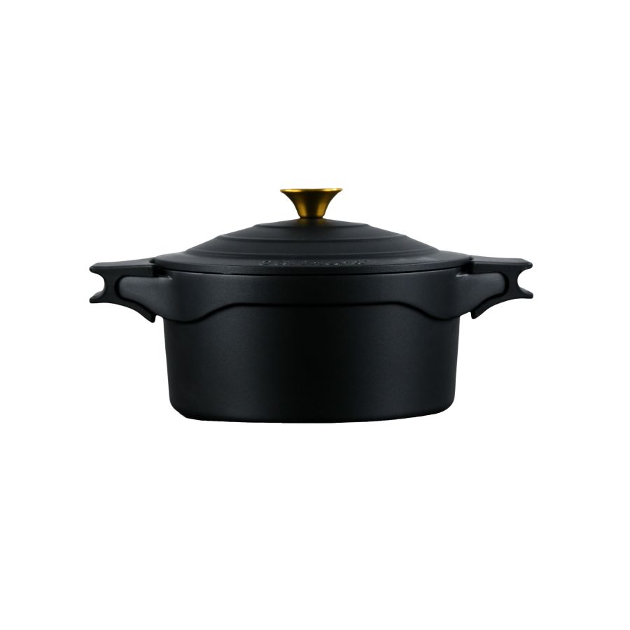 סיר יציקת אלומניום 20 ס"מ שחור  RETRO Y.C.031173