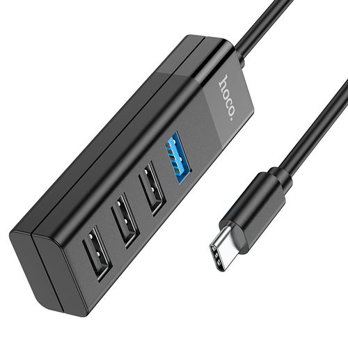 מפצל   Hoco HB25 Type-c to USB3+USB2 X3 USB 4 in 1