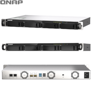 מכשיר אחסון QNAP 4bay NAS TS-435XeU-4G, תצורת RACK