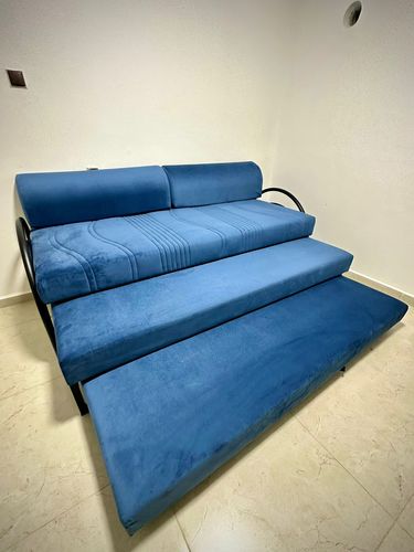 מיטת נוער משולשת שנפתחת לשלוש מיטות נפרדות מדגם טריו 