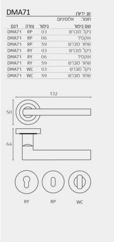 ידיות לדלת בניין בעיצוב מודרני 