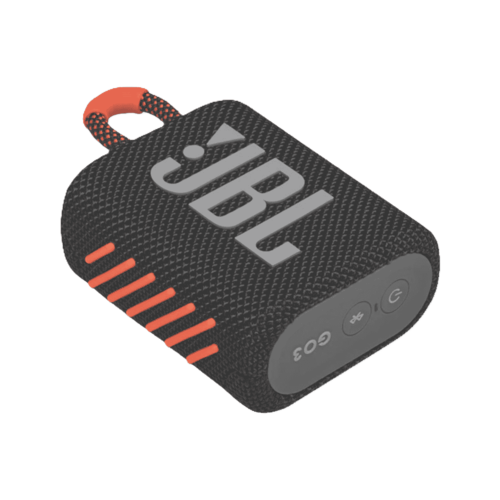 רמקול אלחוטי JBL GO 3,צבע שחור, שנה אחריות