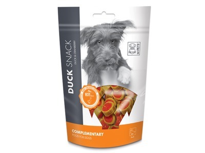 אמ פטס M-Pets חטיף לכלב ברווז וחמוציות 80 גרם