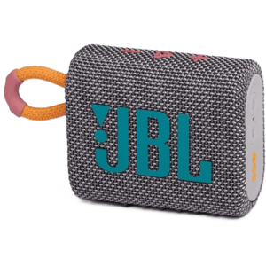 רמקול אלחוטי JBL GO 3,צבע אפור כהה, שנה אחריות