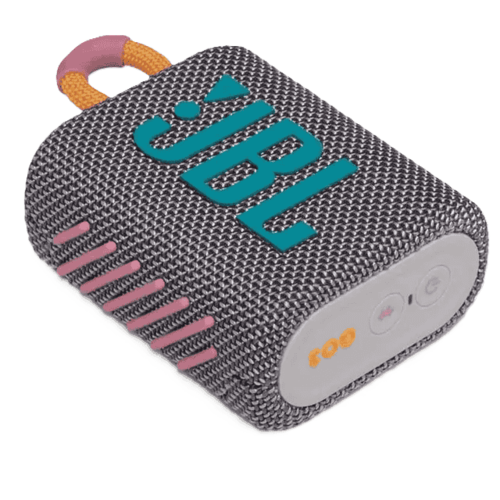 רמקול אלחוטי JBL GO 3,צבע אפור כהה, שנה אחריות