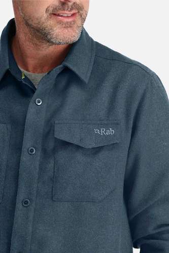 חולצת פלנל גברים RAB - Men's Perimeter Wool Blend Shirt