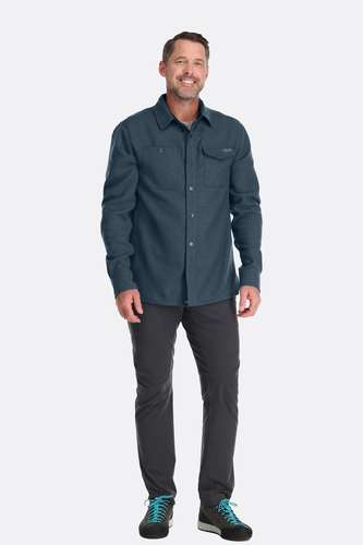 חולצת פלנל גברים RAB - Men's Perimeter Wool Blend Shirt