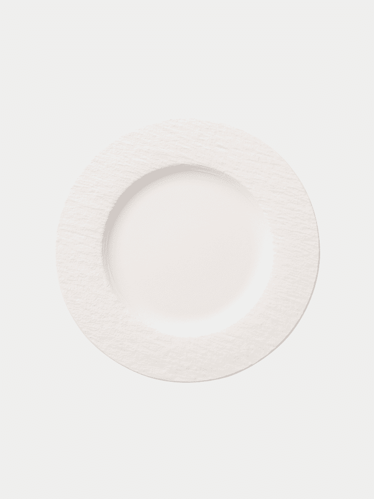 סט 6 צלחות מנה ראשונה Manufacture Rock Blanc