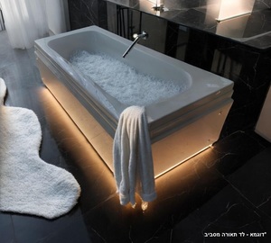 אמבטיה יוקרתית 180/80 ס"מ דגם MTI64