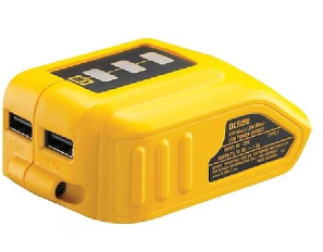 אביזר לסוללת 18/20V לשימוש ב -USB לצורך טעינה DCB090 DeWALT