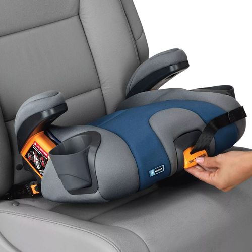 בוסטר קידפיט קלירטקס פלוס Kidfit Cleartex Plus עם ריפוד נטול כימיכלים, איזופיקס ומתקני כוס גמישים - שחור Obsidian