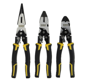 סט פלייר + פלייר שפיץ + קטר DEWALT דגם DWHT70485