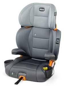 בוסטר קידפיט קלירטקס פלוס Kidfit Cleartex Plus עם ריפוד נטול כימיכלים, איזופיקס ומתקני כוס גמישים - אפור Drift